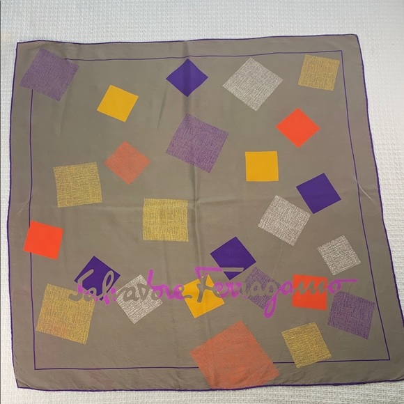 Salvatore Ferragamo silk scarf
